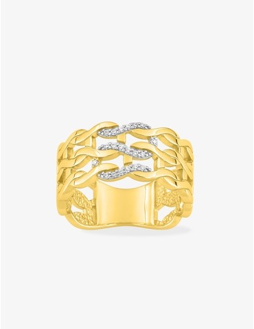 Bague fantaisie plaqué or...