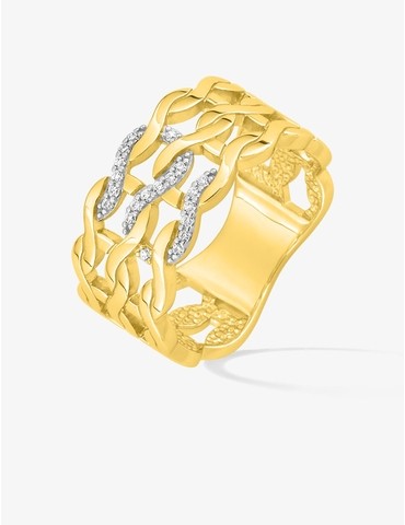 Bague fantaisie plaqué or...