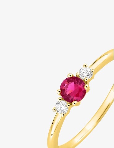 Bague plaqué or, oxydes...