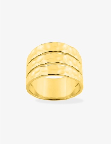 Bague plaqué or fantaisie