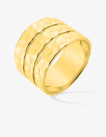 Bague plaqué or fantaisie