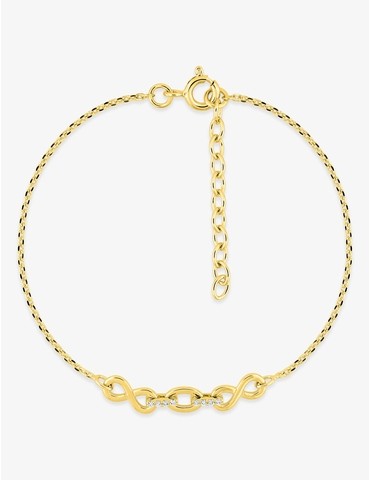 Bracelet plaqué or motif...
