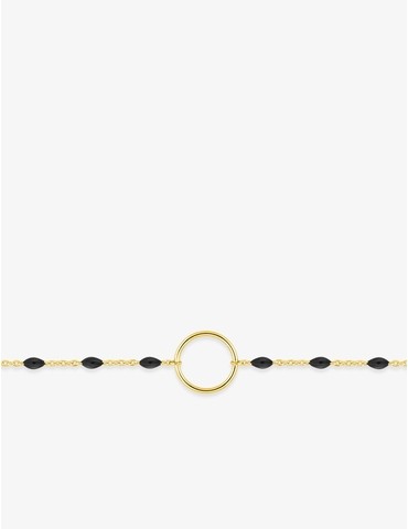 Bracelet anneau plaqué or...