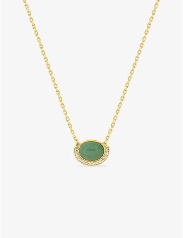 Collier plaqué or avec...