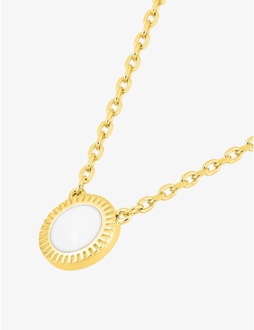 Collier plaqué or avec...