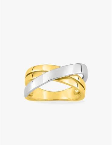 Bague bicolore...