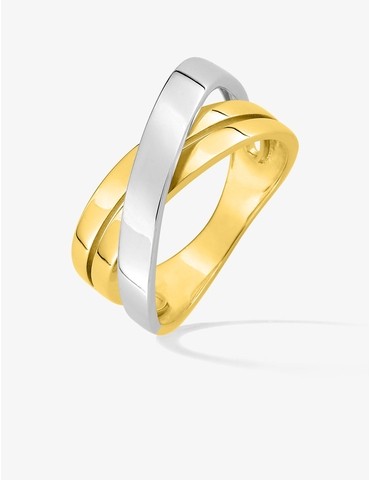 Bague bicolore...