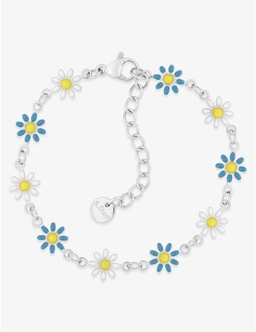 Bracelet acier avec fleurs...