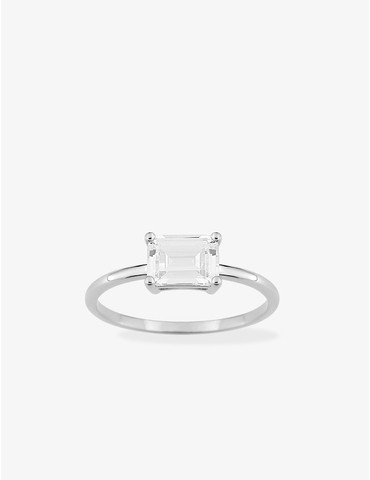 Bague argent 925 ‰ rhodié...