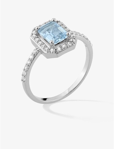 Bague argent 925 ‰ rhodié...