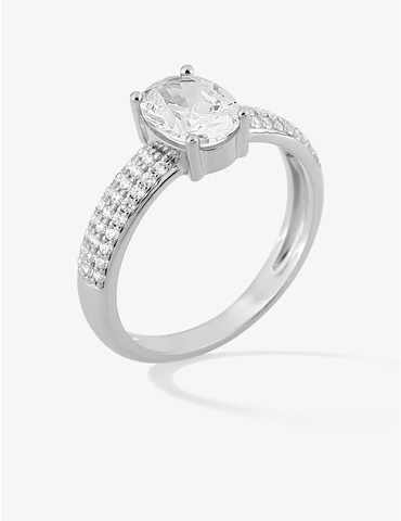 Bague argent 925 ‰ rhodié...