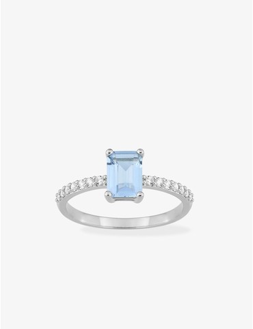 Bague argent 925 ‰ rhodié...