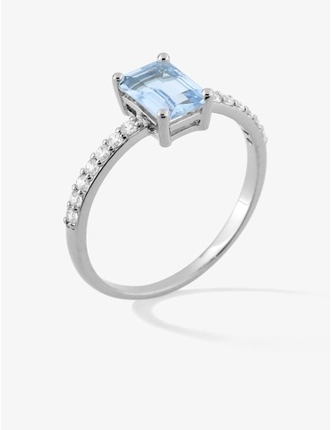 Bague argent 925 ‰ rhodié...