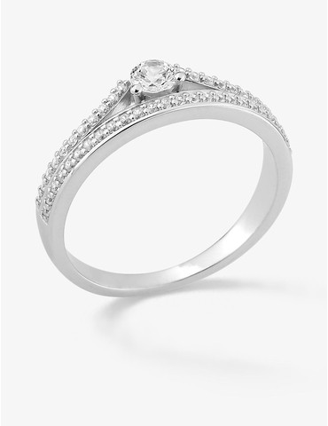 Bague argent 925 ‰ rhodié...