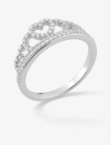 Bague argent 925 ‰ rhodié...