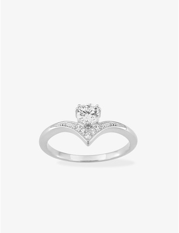 Bague argent 925 ‰ rhodié...