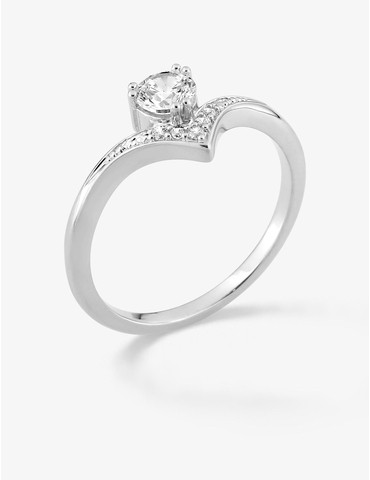 Bague argent 925 ‰ rhodié...