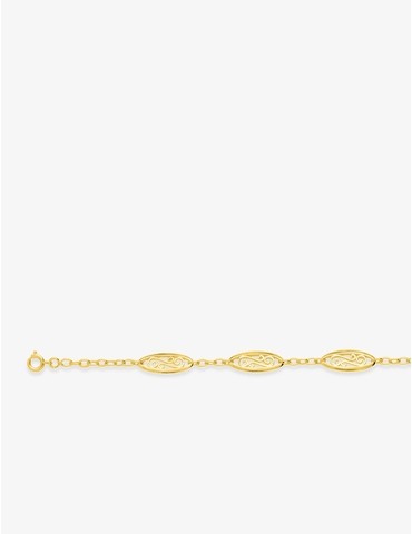 Collier plaqué or 45 cm...