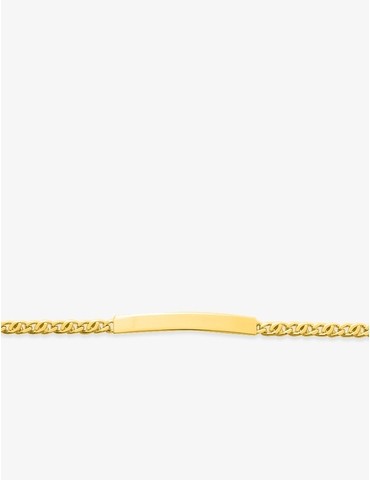 Bracelet d'identité plaqué...