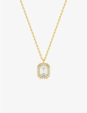 Collier plaqué or pendentif...