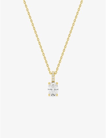 Collier plaqué or pendentif...