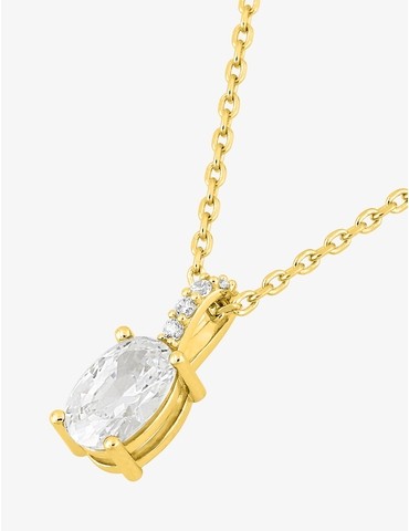 Collier plaqué or pendentif...