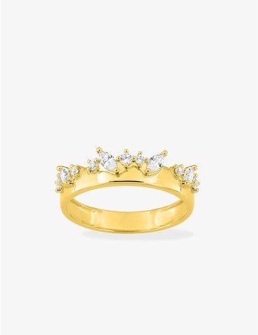 Bague plaqué or design...