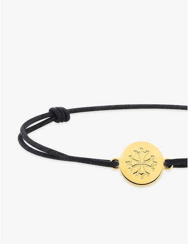 Bracelet cordon noir et...