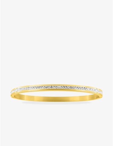 Bracelet jonc acier doré...