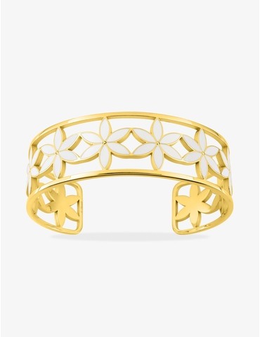 Bracelet rigide acier doré...
