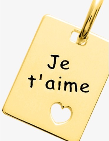 Pendentif "Je t'aime"...