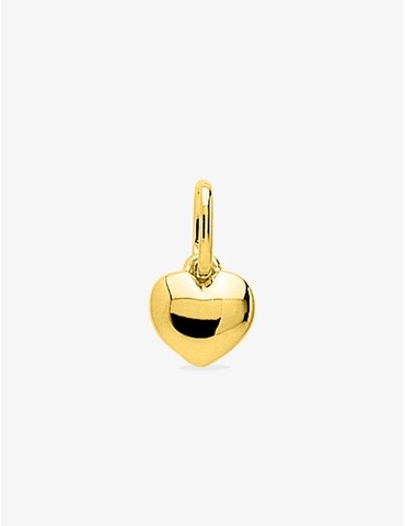 Pendentif cœur en plaqué or