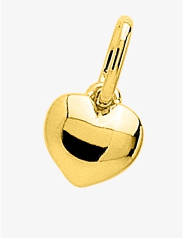 Pendentif cœur en plaqué or