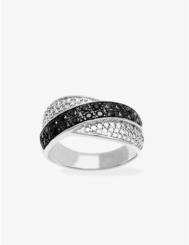 Bague argent 925 ‰ rhodié...