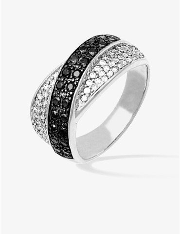Bague argent 925 ‰ rhodié...