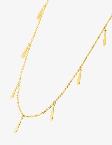 Collier plaqué or avec...