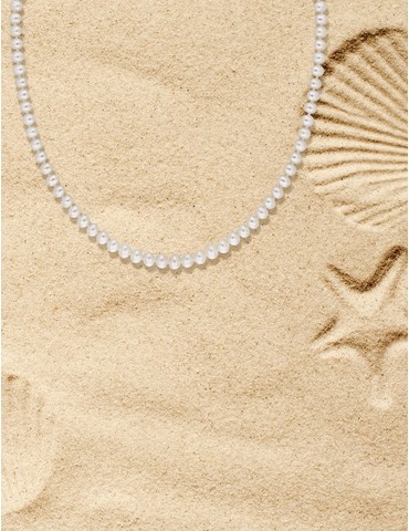 Collier or jaune 375‰ et...