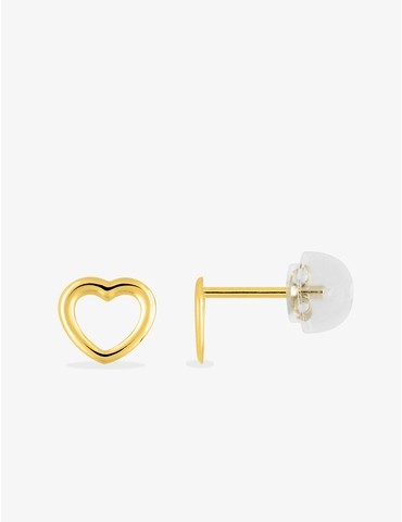 Boucles d'oreilles cœurs or...