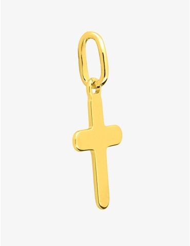Pendentif croix en plaqué or