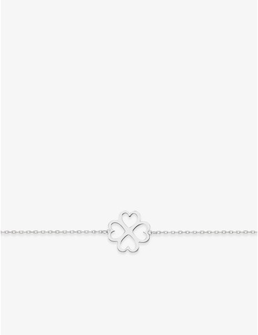 Bracelet cœurs trèfle en...