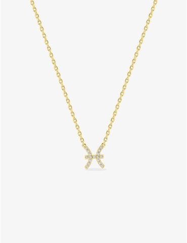 Collier plaqué or jaune,...