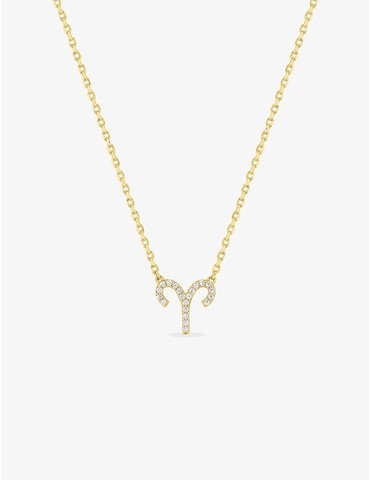 Collier zodiaque Bélier en...