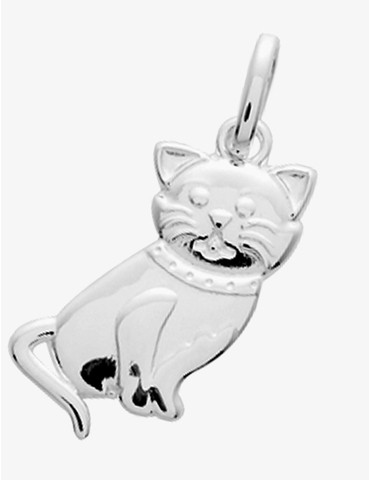 Pendentif chat en argent...