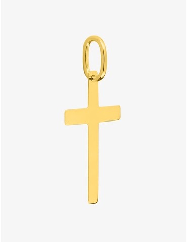 Pendentif croix or jaune...