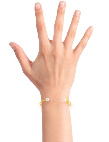 Bracelet jonc ouvert en...