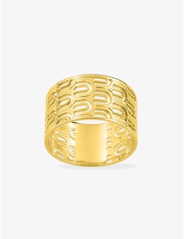 Bague Glamour en plaqué or