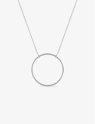 Collier or blanc 375 ‰