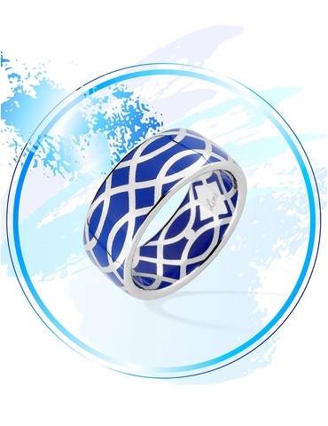 Bague Confidence Or blanc...