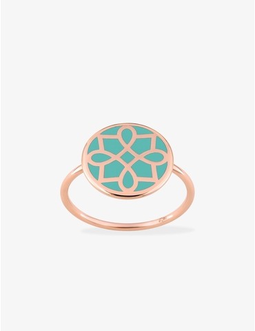 Bague Harmonie Or rose 375‰...