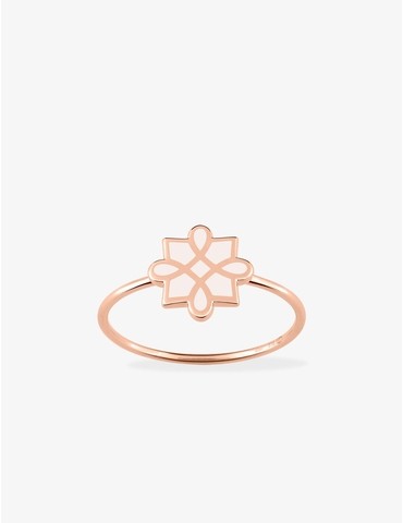 Bague Harmonie Or rose 375‰...